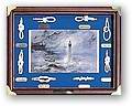 knot board and shadow box