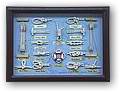 knot board and shadow box