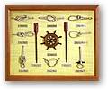 knot board and shadow box