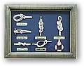 knot board and shadow box