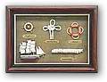 knot board and shadow box