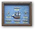 knot board and shadow box