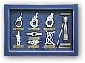 knot board and shadow box