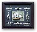 knot board and shadow box