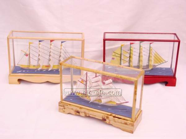 ship model and ship in bottle
