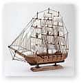 ship model and ship in bottle