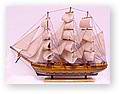 ship model and ship in bottle