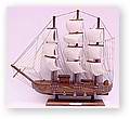 ship model and ship in bottle
