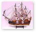 ship model and ship in bottle