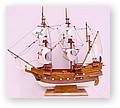 ship model and ship in bottle