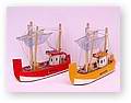 ship model and ship in bottle