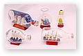 ship model and ship in bottle