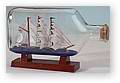 ship model and ship in bottle