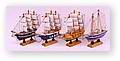 ship model and ship in bottle