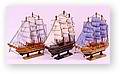 ship model and ship in bottle