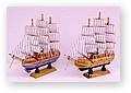 ship model and ship in bottle