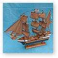 ship model and ship in bottle