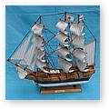 ship model and ship in bottle