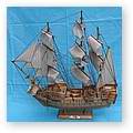 ship model and ship in bottle