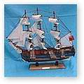 ship model and ship in bottle